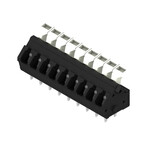 Zacisk płytki drukowanej, 320 V, 24 A, Raster w mm: 5.00, 2.5 mm2, Liczba biegunów: 9, Złącze sprężynowe z aktuatorem, Połączenie lutowane THR, 135°, LMZFL 5/9/135 3.5SW