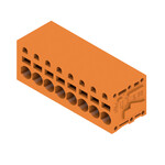 Zacisk płytki drukowanej, 320 V, 24 A, Raster w mm: 5.00, 2.5 mm2, Liczba biegunów: 8, PUSH IN bez aktuatora, Połączenie lutowane THR, 90°, skrzynia, LMFS 5.00/08/90 3.5SN OR BX