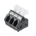 Zacisk płytki drukowanej, 320 V, 24 A, Raster w mm: 5.00, 2.5 mm2, Liczba biegunów: 3, Złącze sprężynowe z aktuatorem, Połączenie lutowane THR, 135°, LMZFL 5/3/135 3.5SW