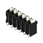 Zacisk płytki drukowanej, 320 V, 17.5 A, Raster w mm: 5.00, 1.5 mm2, Liczba biegunów: 6, PUSH IN z aktuatorem, Przyłacze lutowane SMD, 180°, Tape, LSF-SMD 5.00/06/180 SN BK RL