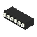Zacisk płytki drukowanej, 320 V, 17.5 A, Raster w mm: 5.00, 1.5 mm2, Liczba biegunów: 6, PUSH IN z aktuatorem, Przyłacze lutowane SMD, 90°, Tape, LSF-SMD 5.00/06/90 SN BK RL