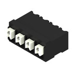 Zacisk płytki drukowanej, 320 V, 17.5 A, Raster w mm: 5.00, 1.5 mm2, Liczba biegunów: 4, PUSH IN z aktuatorem, Przyłacze lutowane SMD, 90°, Tape, LSF-SMD 5.00/04/90 SN BK RL