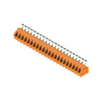 Zacisk płytki drukowanej, 320 V, 24 A, Raster w mm: 5.00, 2.5 mm2, Liczba biegunów: 22, Złącze sprężynowe z aktuatorem, Połączenie lutowane THR, 135°, LMZFL 5/22/135 3.5OR