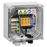 Ogranicznik przepięć Typ II TN-C-S TN-S IT z N IT bez N TT II AC 230 V PVC AC 1I 1O SPD2R + RJ45 04