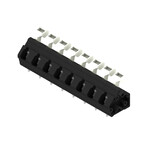 Zacisk płytki drukowanej, 800 V, 24 A, Raster w mm: 7.50, 2.5 mm2, Liczba biegunów: 8, Złącze sprężynowe z aktuatorem, Połączenie lutowane THR, 135°, LMZFL 7/8/135 3.5SW