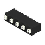 Zacisk płytki drukowanej, 630 V, 17.5 A, Raster w mm: 7.50, 1.5 mm2, Liczba biegunów: 5, PUSH IN z aktuatorem, Przyłacze lutowane SMD, 90°, Tape, LSF-SMD 7.50/05/90 SN BK RL