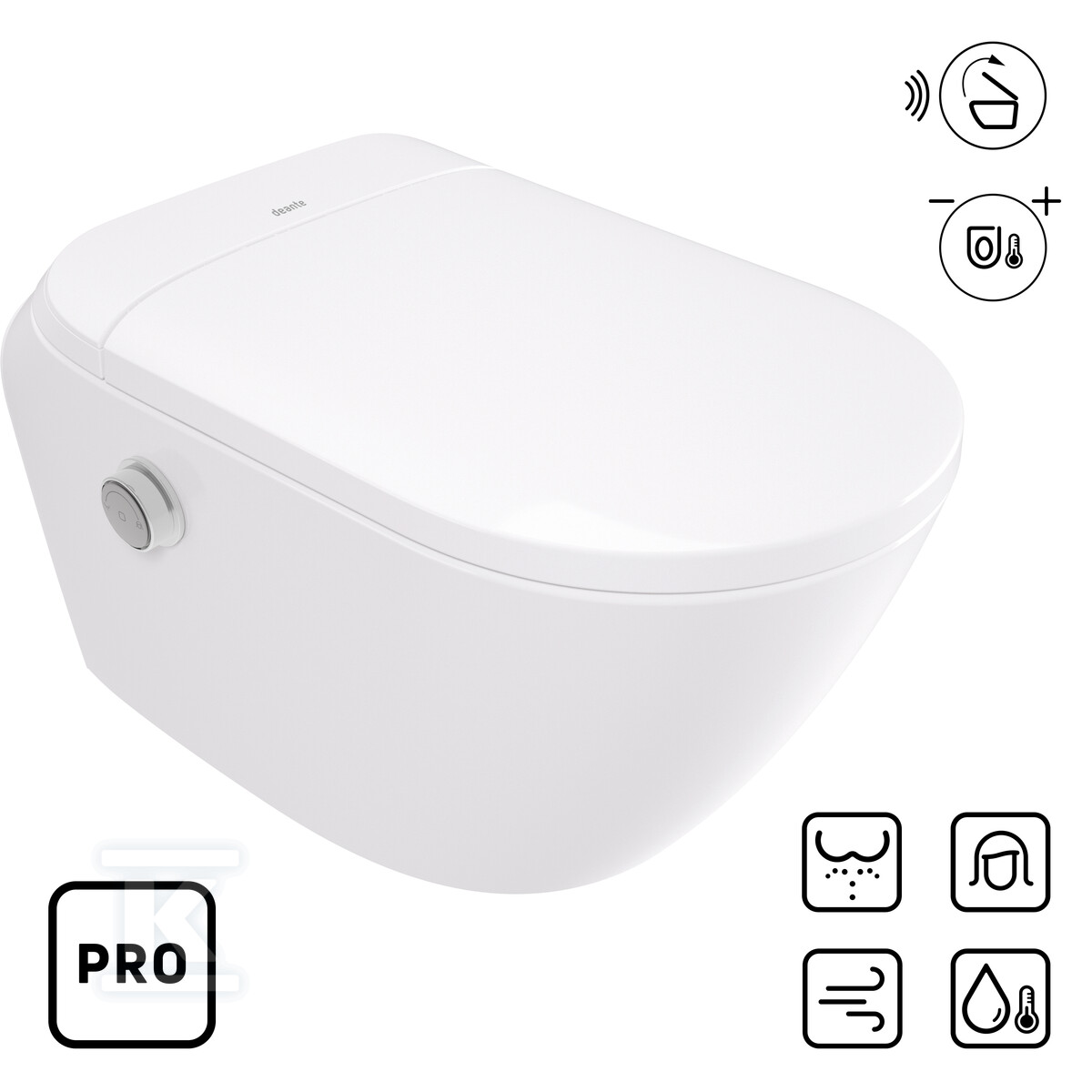 Чаша унітазу Smart Silia з автоматичною - CSID6ZPW