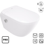 Miska WC smart Silia z deską automatyczną - pro, biały