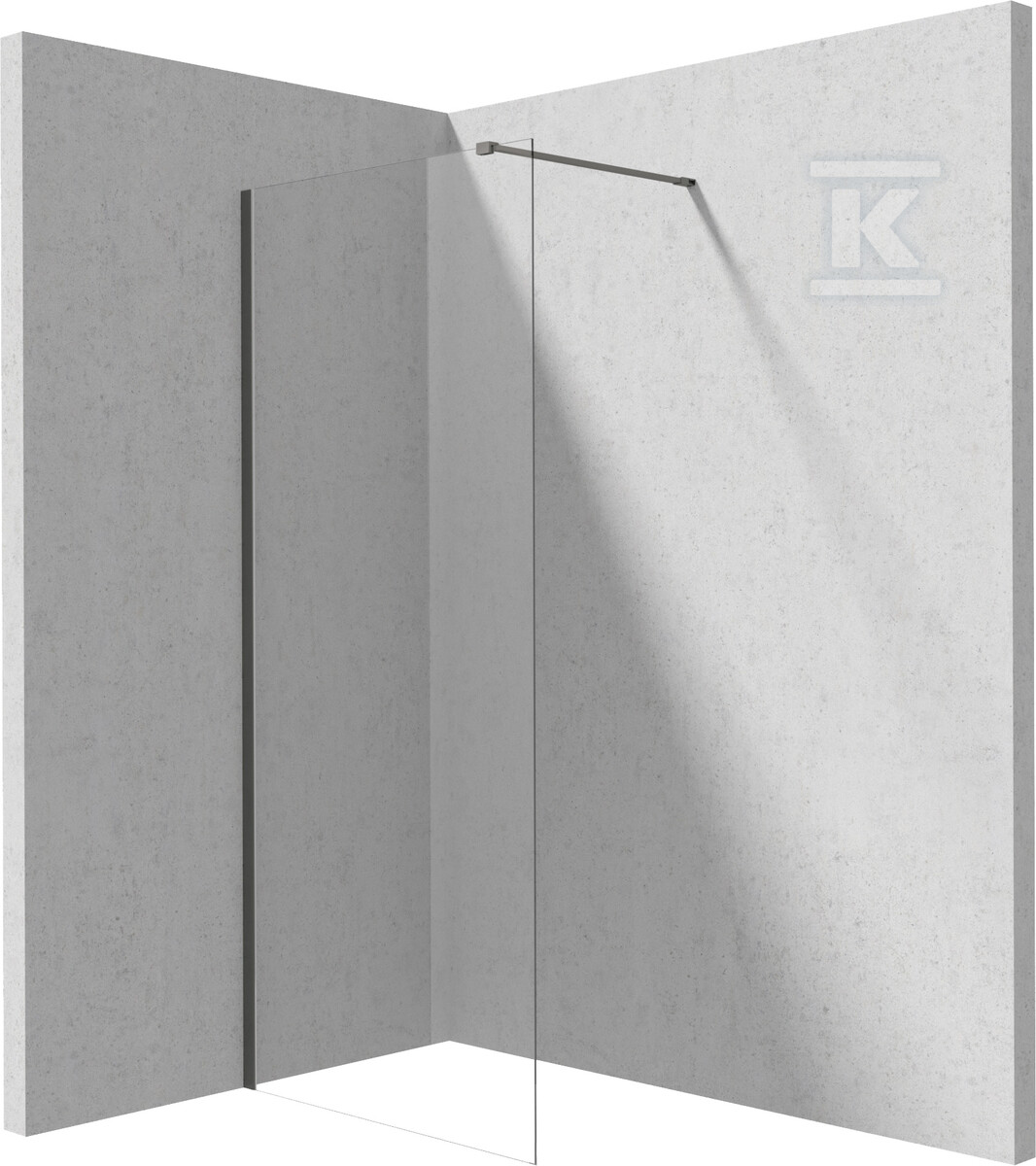Ścianka prysznicowa Prizma walk-in 100 - KTJ_D30P