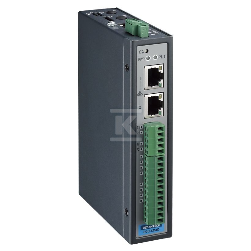 Шлюз IIoT для зв’язку з хмарою, 2x LAN, - ECU-1251D-R10AA-LTE