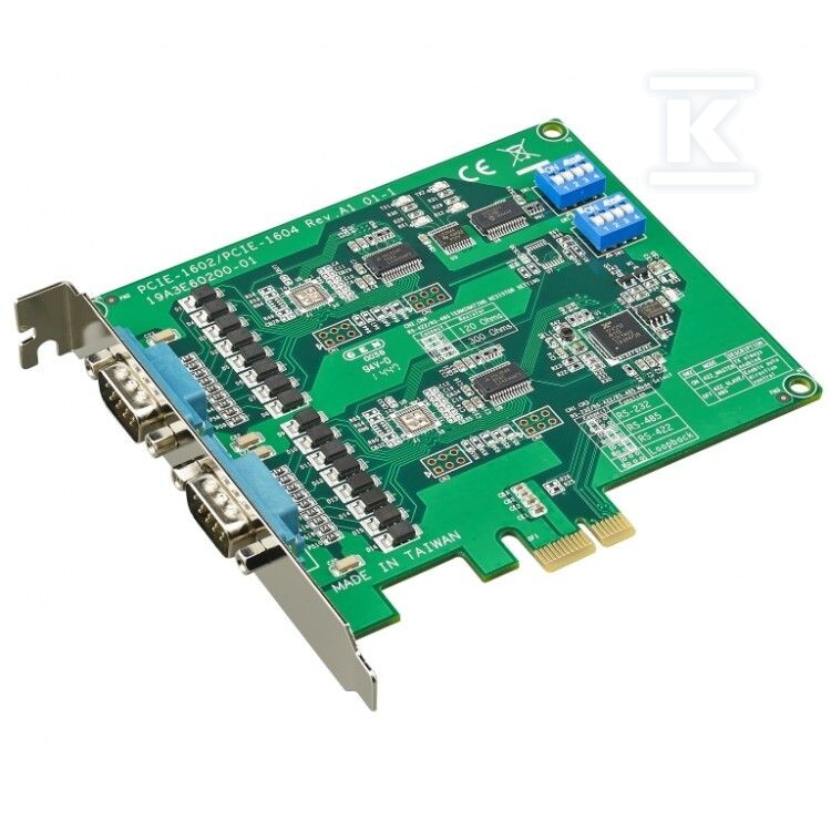 Карта PCI Express, 2xRS-232/ZPP/OPTO - PCIE-1604C-AE