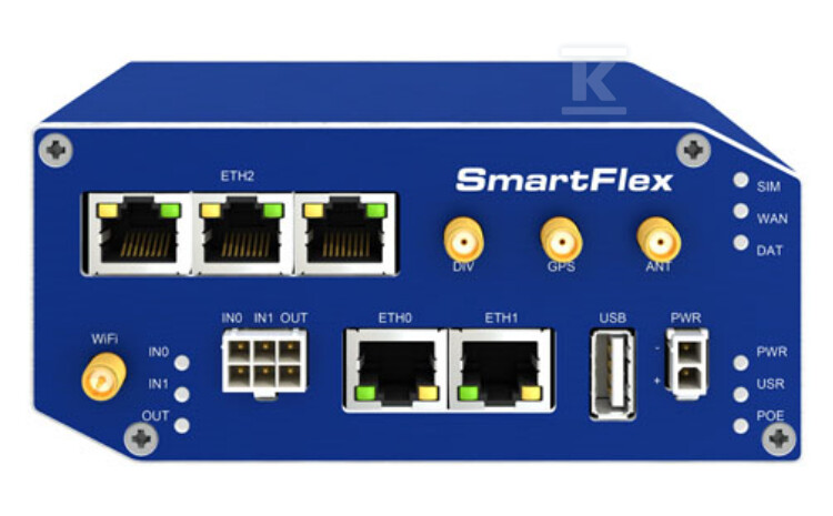 Маршрутизатор LTE, 2xETH, 232, 485, PL, - BB-SR30400310
