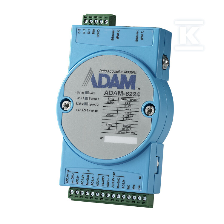 Модуль 4 аналогових виходів та 4 - ADAM-6224-B