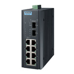 Switch 8xGPoE+, 2xSFP temp. EKI-2710G-2FPI-A Advantech