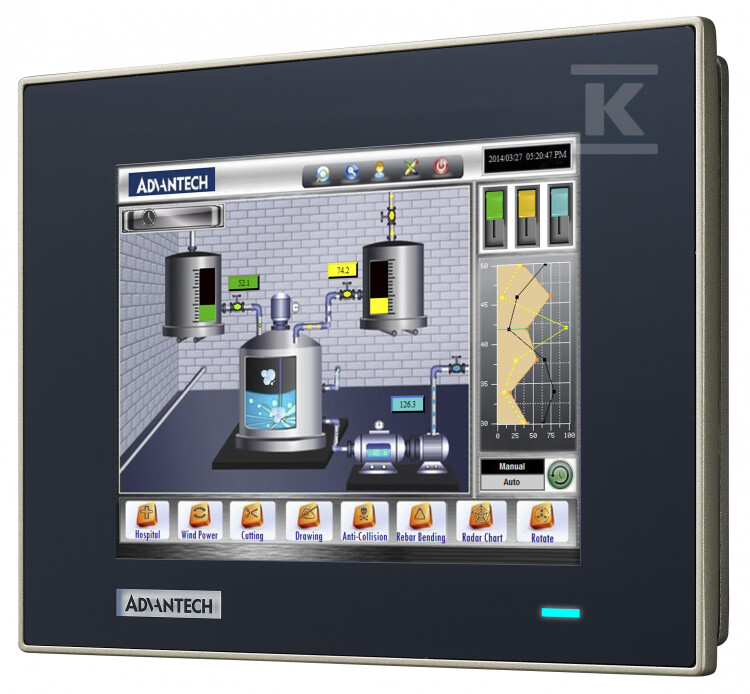 Дисплей 6.5", VGA/DP, сенсорний екран, - FPM-7061T-R3AE