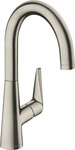 Bateria kuchenna 220, 1 strumieniowa Talis M51 stal Szlachetna Finish