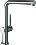 Bateria kuchenna 270, wyciągana wylewka, 1 strumieniowa Talis M54 chrom