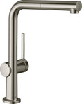 Bateria kuchenna 270, wyciągana wylewka, 1 strumieniowa Talis M54 stal Szlachetna Finish