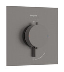 Bateria termostatyczna do 1 odbiornika, podtynkowa Ecostat Comfort E czarny chrom Szczotkowany