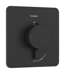 Bateria termostatyczna do 1 odbiornika, podtynkowa Ecostat Comfort Q czarny Matowy