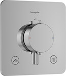 Bateria termostatyczna do 2 odbiorników, podtynkowa Ecostat Comfort Q chrom