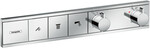Bateria termostatyczna do 3 odbiorników, podtynkowa RainSelect chrom