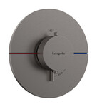 Bateria termostatyczna, podtynkowa ShowerSelect Comfort S czarny chrom Szczotkowany