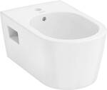 Bidet wiszący 540 z otworem na baterię, z przelewem EluPura Original S biały