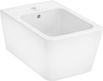Bidet wiszący 540 z otworem na baterię, z przelewem EluPura Q biały