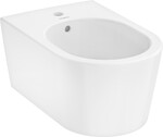 Bidet wiszący 540 z otworem na baterię, z przelewem EluPura S biały