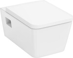 Miska wisząca WC 540 AquaChannel Flush, z deską WC EluPura Original Q biały