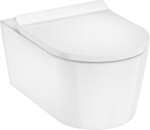 Miska wisząca WC 540, AquaHelix Flush z deską WC, SoftClose, QuickRelease, Slim EluPura S biały