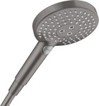 Słuchawka prysznicowa 120 3 strumieniowa EcoSmart Raindance Select S czarny chrom Szczotkowany