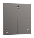 Zawór odcinający do 3 odbiorników, podtynkowy ShowerSelect Comfort ECzarny Chrom Szczotkowany