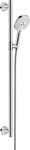 Zestaw prysznicowy 120 3 strumieniowy z drążkiem 90 cm Raindance Select S biały/ chrom