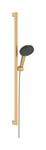Zestaw prysznicowy 125 3 strumieniowy EcoSmart z drążkiem Unica E Puro 90 cm EasySlide Raindance Alive Select S brąz Szczotkowany