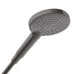 Słuchawka prysznicowa ShowerSolutions 120 3 strumieniowa, czarny chrom szczotkowany