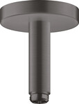 Przyłącze sufitowe ShowerSolutions 100 mm, czarny chrom szczotkowany