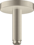 Przyłącze sufitowe ShowerSolutions 100 mm, nikiel szczotkowany