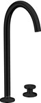 Bateria umywalkowa One Select 260 2-otworowa z zestawem odpływowym Push-Open, czarny matowy