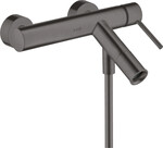 Bateria wannowa Starck z uchwytem Pin, natynkowa, czarny chrom szczotkowany