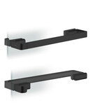 Uchwyt drzwi prysznicowych Universal Softsquare 444 mm, czarny matowy
