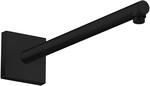 Ramię prysznicowe ShowerSolutions 390 mm kwadratowe czarny matowy