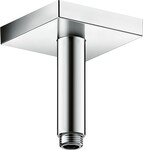 Przyłącze sufitowe ShowerSolutions 100 mm kwadratowe chrom
