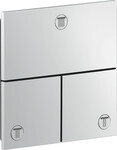 Zawór odcinający ShowerSelect ID do 3 odbiorników, kwadratowy, podtynkowy, chrom