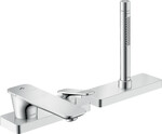 Bateria wannowa Citterio C 3-otworowa jednouchwytowa sBox chromowana