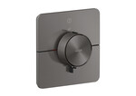 Bateria termostatyczna ShowerSelect ID softsquare podtynkowa Czarny Chrom Szczotkowany