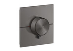 Bateria termostatyczna ShowerSelect ID HighFlow, kwadratowa, podtynkowa, czarny chrom szczotkowany