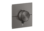 Bateria termostatyczna ShowerSelect ID HighFlow, kwadratowa, podtynkowa, czarny chrom szczotkowany