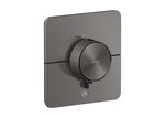 Bateria termostatyczna ShowerSelect ID HighFlow softsquare podtynkowa Czarny Chrom Szczotkowany